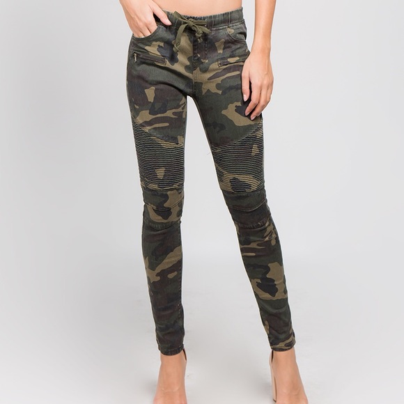 MOTO CAMOUFLAGE JOGGERS - Picture 6 of 8